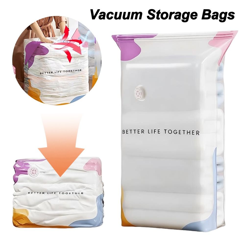 Compression Bag Vacuum - No Pump Vacuum Storage Bags Dust-proof