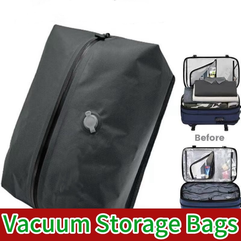 Compression Bag Vacuum - Vacuum Storage Bags,Travel Essentials Suitcases Clothes