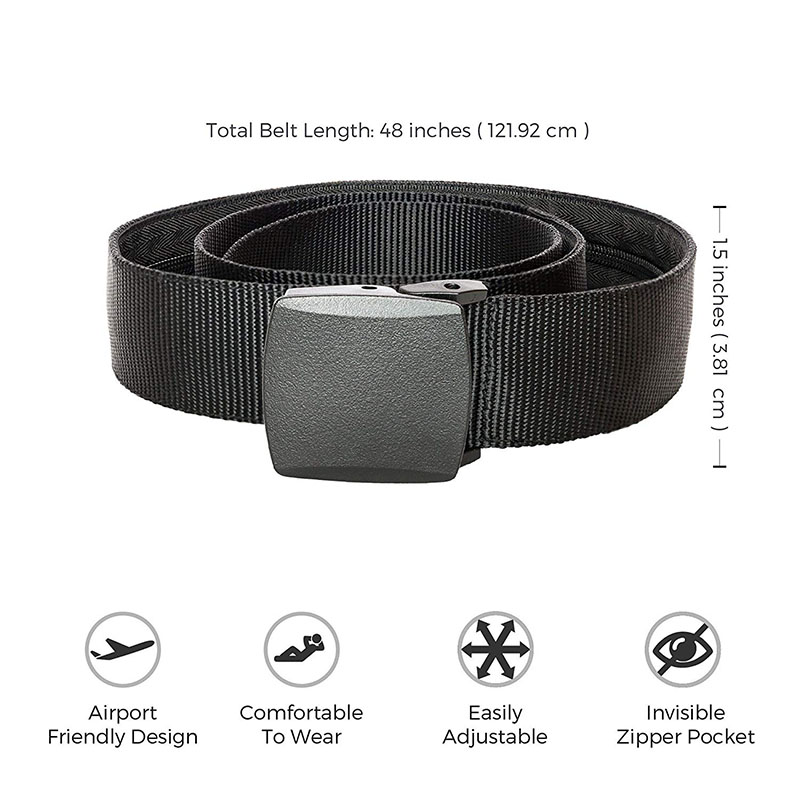 Anti-Theft Travel Waist Bag 12 - đánh giá và giá Money Belt Hidden