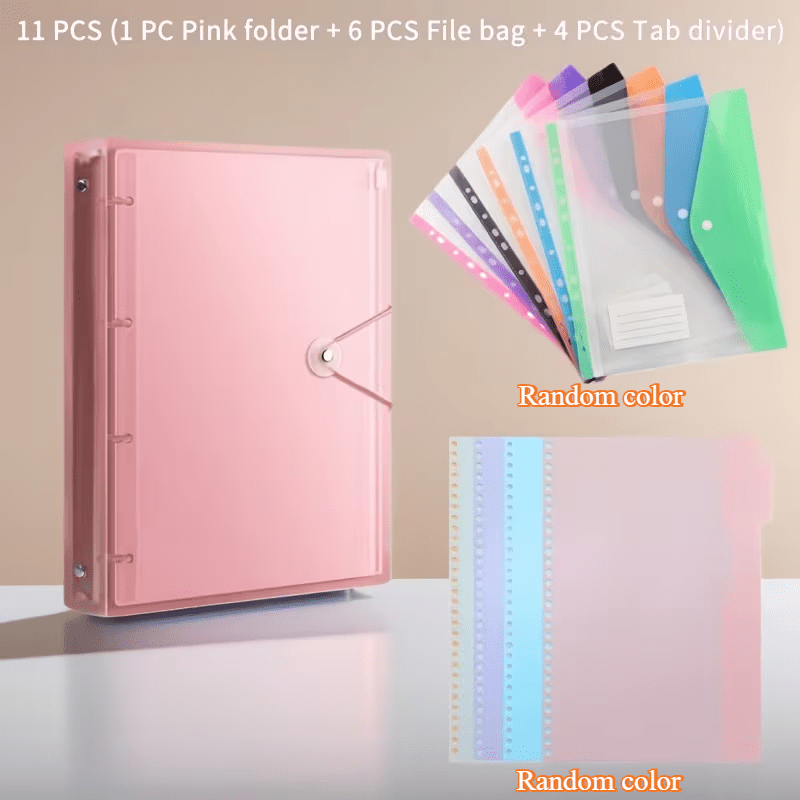 11Pcs A4 Loose Leaf Folder Set - đánh giá và giá Document Organizer Folder