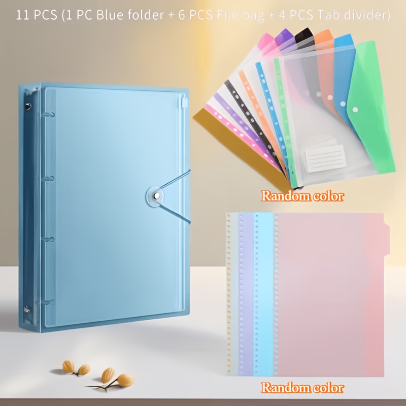 11Pcs A4 Loose Leaf Folder Set - đánh giá và giá Document Organizer Folder