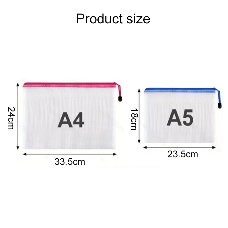 5/15PCS A4/A5 Mesh Zipper Pouc - đánh giá và giá Document Organizer Folder