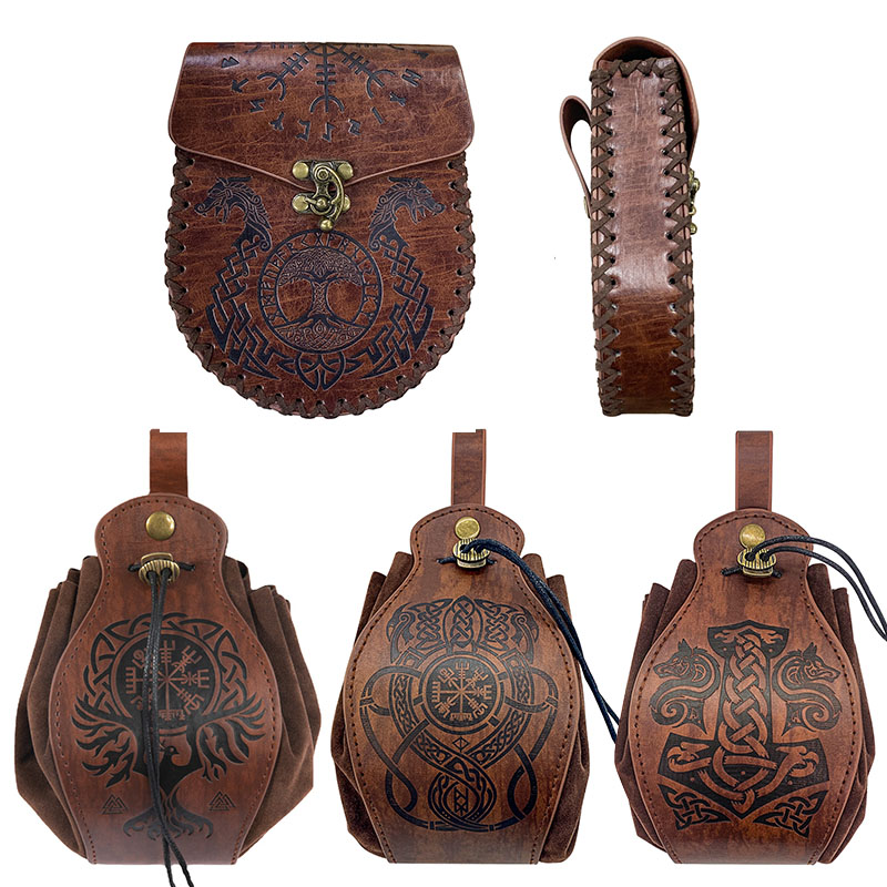 Men's Vintage Medieval Viking  - đánh giá và giá Money Belt Hidden