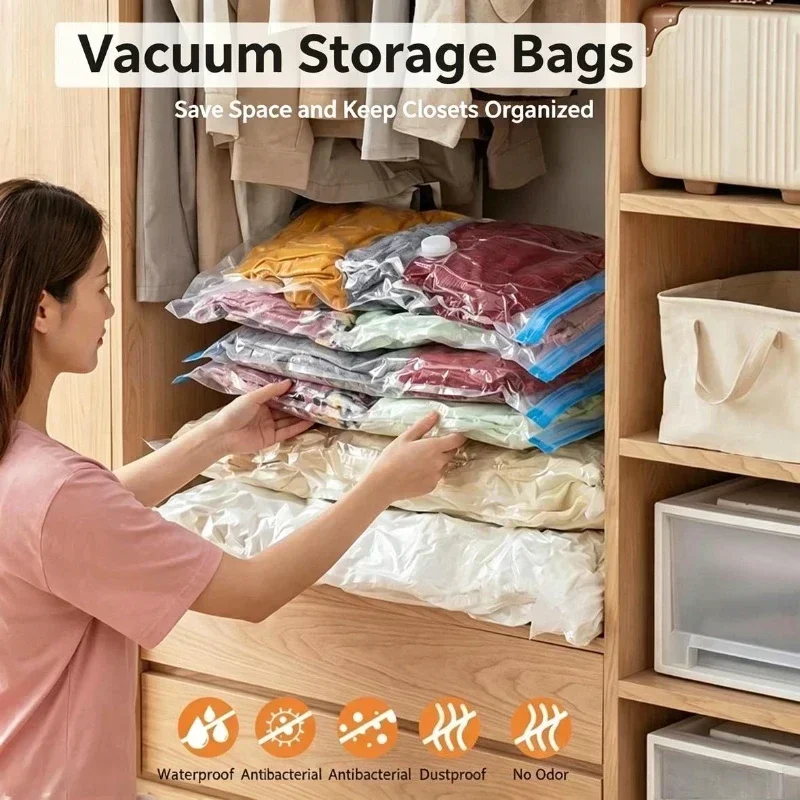1/3/5PCS Vacuum Bag and Pump C - đánh giá và giá Compression Bag Vacuum