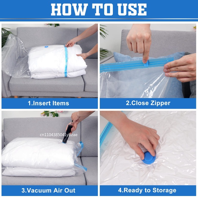 1/3/5PCS Vacuum Bag and Pump C - đánh giá và giá Compression Bag Vacuum