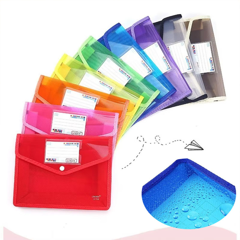 1-10PCS Waterproof A4 A5 Snap  - đánh giá và giá Document Organizer Folder
