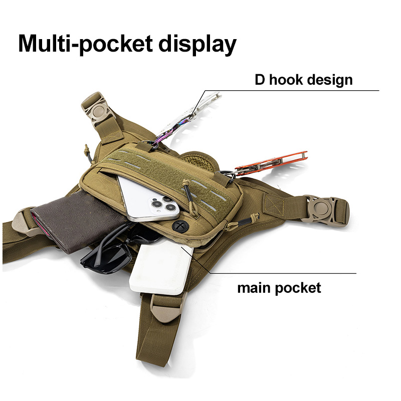 Tactical Front Chest Rig Bag V - đánh giá và giá Travel Accessories Bike