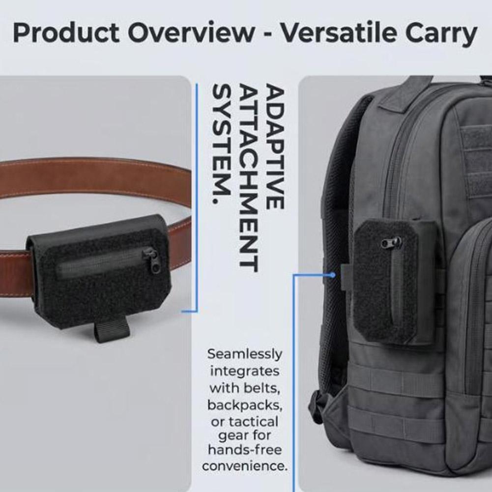 Compact Belt Pouch Mini EDC Po - đánh giá và giá Money Belt Hidden