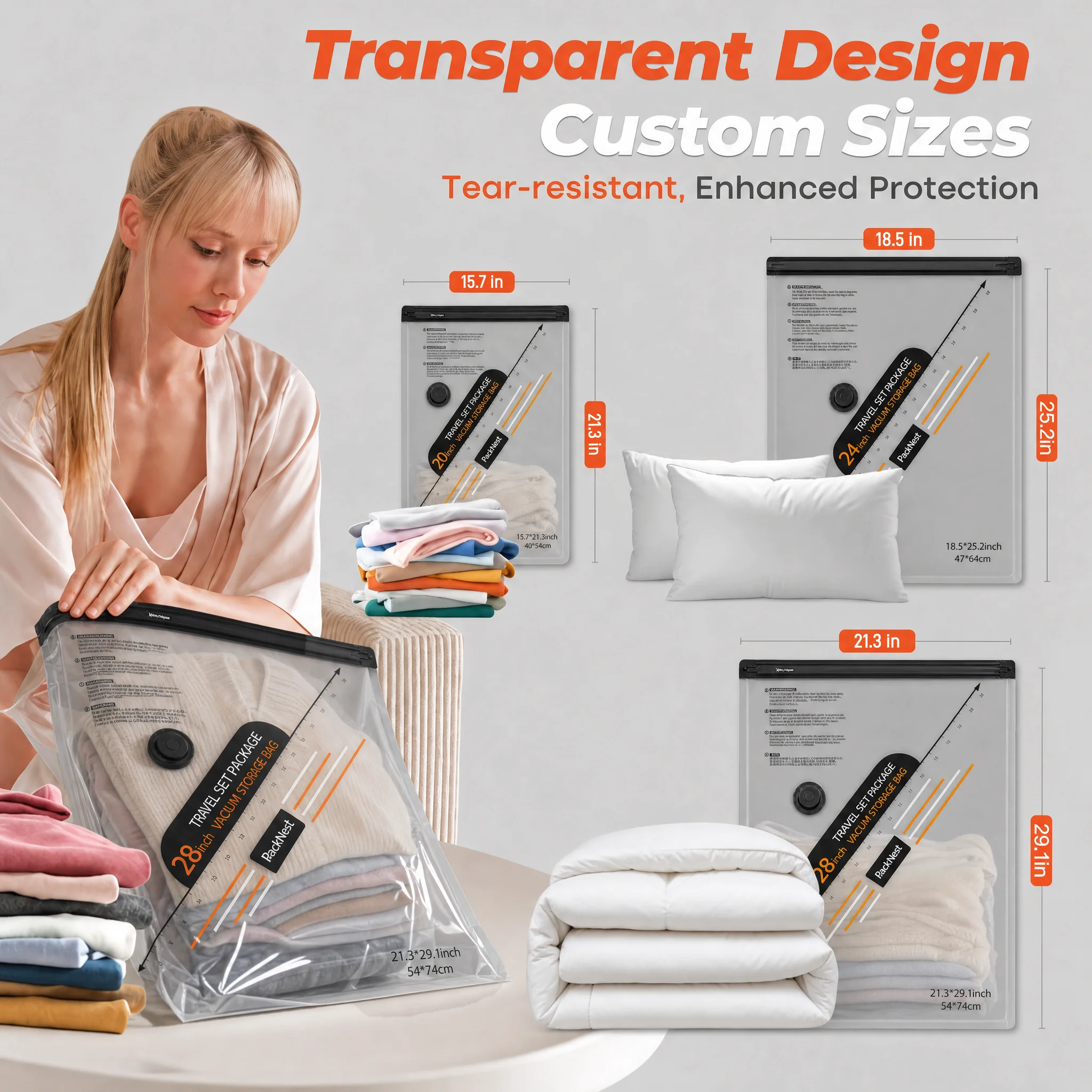 Compression Packing Cubes Vacu - đánh giá và giá Compression Bag Vacuum