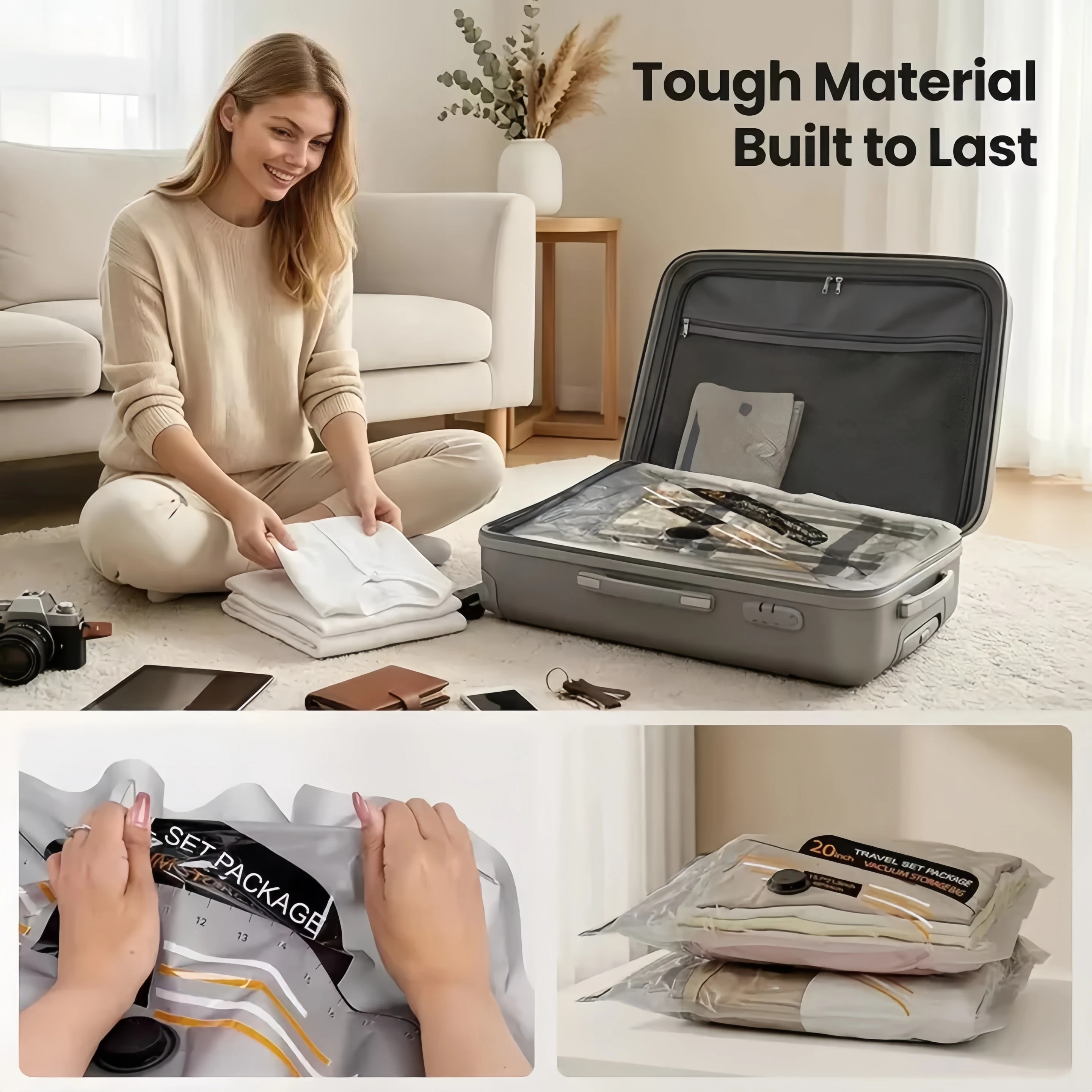 Compression Packing Cubes Vacu - đánh giá và giá Compression Bag Vacuum