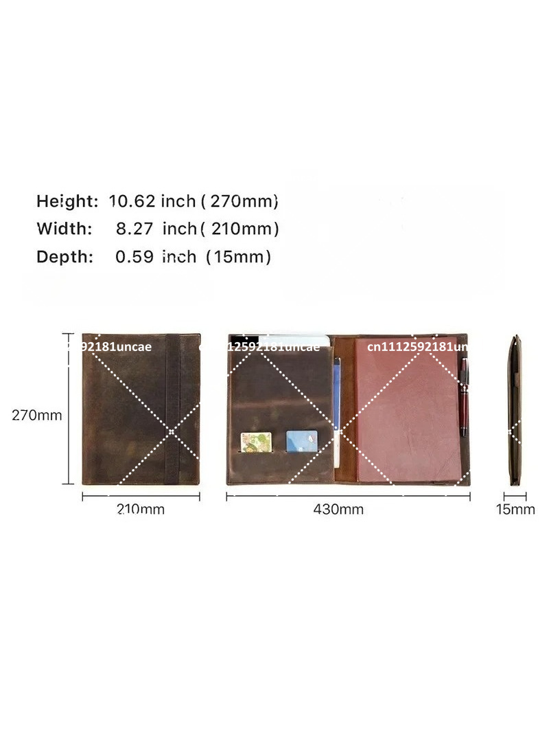 B5 Retro Leather Document Fold - đánh giá và giá Document Organizer Folder