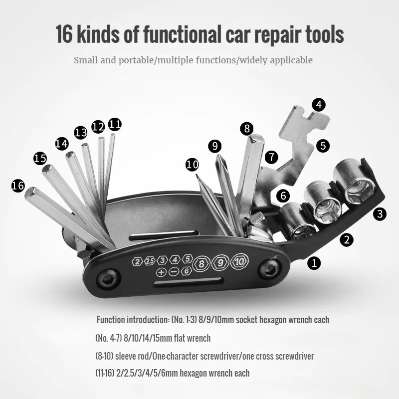 Portable Bicycle Repair Tools  - đánh giá và giá Travel Accessories Bike