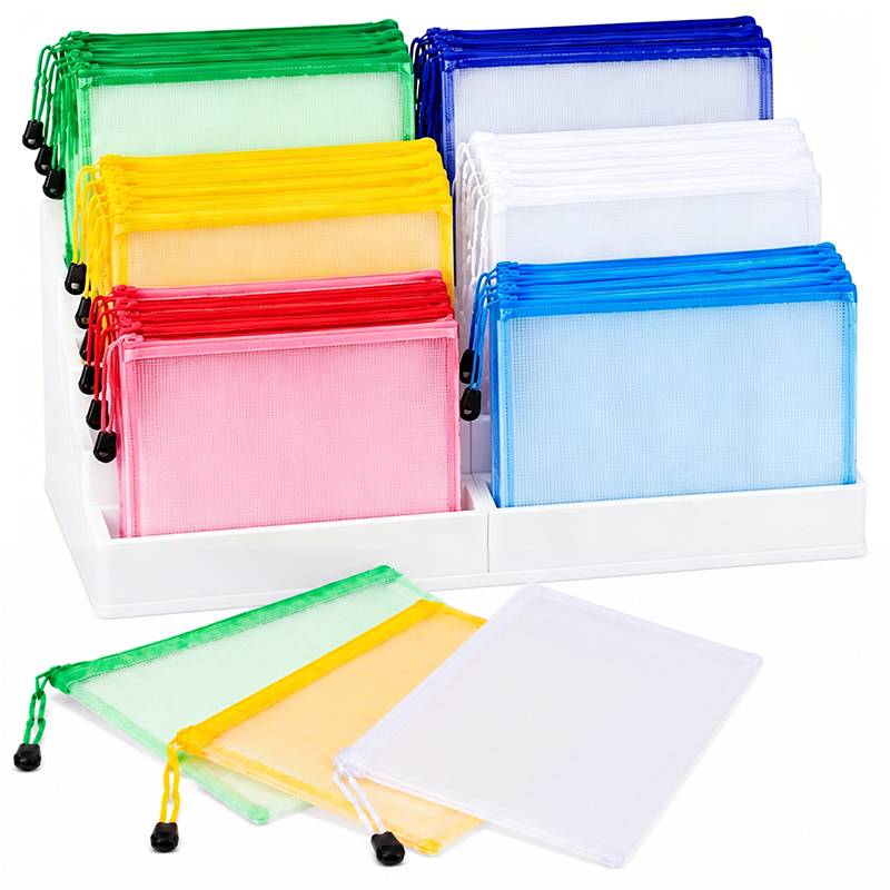 5/20PCS A4/A5 Mesh Zipper Pouc - đánh giá và giá Document Organizer Folder