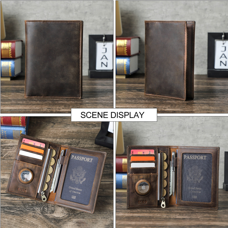Custom Logo Genuine Leather Sl - đánh giá và giá Travel Accessories Rfid