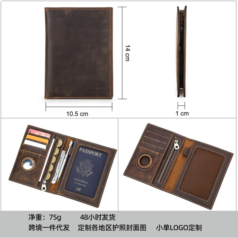 Custom Logo Genuine Leather Sl - đánh giá và giá Travel Accessories Rfid