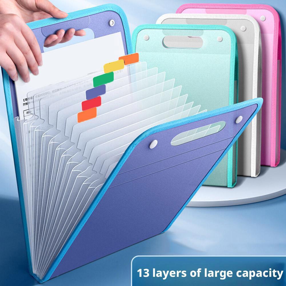 13 Pocket File Folders Portabl - đánh giá và giá Document Organizer Folder